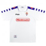 Thailande Maillot De Foot Fiorentina FILA Exterieur Retro 1998 1999 Blanc Pas Cher