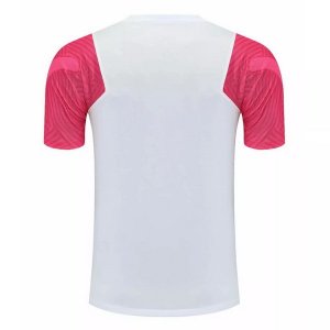 Maillot De Foot Entrainement Paris Saint Germain 2021-2022 Blanc Rose Pas Cher