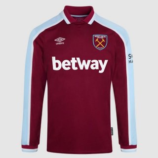 Thailande Maillot De Foot West Ham United Domicile ML 2021-2022 Pas Cher