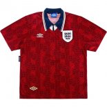 Thailande Maillot De Foot Angleterre Exterieur Retro 1994 Rouge Pas Cher