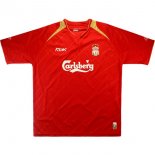 Thailande Maillot De Foot Liverpool Domicile Retro 2005 Rouge Pas Cher