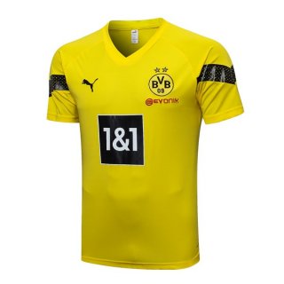 Maillot De Foot Entrainement Dortmund 2022-2023 Jaune Noir Pas Cher