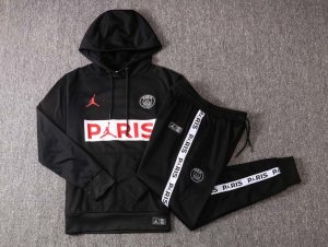 Sweat Shirt Capuche Paris Saint Germain 2022 Noir Blanc Pas Cher