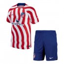 Maillot De Foot Atletico Madrid Domicile Enfant 2022-2023 Pas Cher