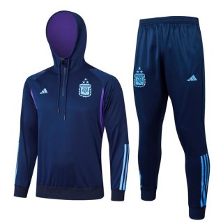 Sweat Shirt Capuche Argentine 2024-2025 Bleu