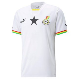 Thailande Maillot De Foot Ghana Domicile 2022 Blanc Pas Cher