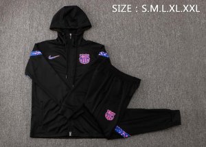 Sweat Shirt Capuche Barcelone 2022 Noir Rose Pas Cher