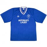 Thailande Maillot De Foot Rangers Domicile Retro 1992 Bleu Pas Cher