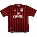 Thailande Maillot De Foot AC Milan Domicile Retro 1999-2000 Rouge Pas Cher