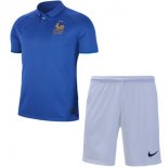 Maillot De Foot France Enfant 100th Bleu Pas Cher