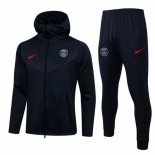 Sweat Shirt Capuche PSG 2021-2022 Bleu Marine Pas Cher