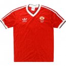 Thailande Maillot De Foot Manchester United Domicile Retro 1983 Rouge Pas Cher