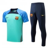 Maillot De Foot Barcelone Ensemble Complet 2022-2023 Vert Pas Cher