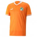 Thailande Maillot De Foot Ivory Coast Domicile 2022 Orange Pas Cher