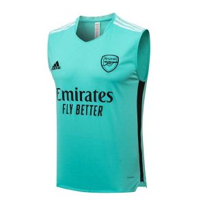 Maillot De Foot Arsenal Sans Manches 2022 Vert Noir Pas Cher