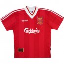 Thailande Maillot De Foot Liverpool Domicile Retro 1995 1996 Rouge Pas Cher