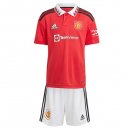 Maillot De Foot Manchester United Domicile Enfant 2022-2023 Pas Cher