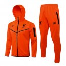 Sweat Shirt Capuche Liverpool 2022-2023 Orange Pas Cher