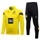 Survetement Training Dortmund 2022-2023 Jaune Noir Pas Cher