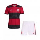 Maillot De Foot Flamengo Domicile Enfant 2021-2022 Rouge Pas Cher