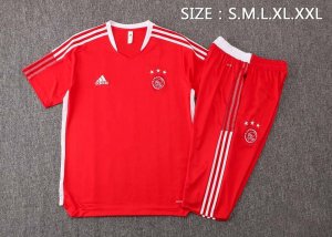 Maillot De Foot Entrainement Ajax Ensemble Complet 2022 Rouge Pas Cher