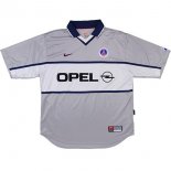 Thailande Maillot De Foot Paris Saint Germain Exterieur Retro 2000 Gris Pas Cher