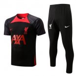 Maillot De Foot Liverpool Ensemble Complet 2022-2023 Noir Pas Cher