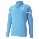 Veste Manchester City 2021-2022 Bleu Pas Cher