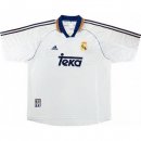 Thailande Maillot De Foot Real Madrid Domicile Retro 1999 2000 Blanc Pas Cher