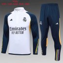 Enfant Training Real Madrid 2024 Blanc Bleu