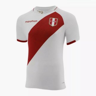 Thailande Maillot De Foot Pérou Domicile 2021 Blanc Pas Cher