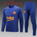 Enfant Survetement Training Barcelone 2023 Bleu Pas Cher