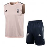 Maillot De Foot Juventus Sans Manches Ensemble Complet 2022 Rose Pas Cher