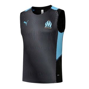 Maillot De Foot Marseille Sans Manches Ensemble Complet 2021-2022 Pas Cher