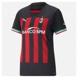 Thailande Maillot De Foot AC Milan Domicile Femme 2022-2023 Pas Cher