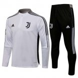 Survetement Training Juventus 2022 Blanc Noir Pas Cher