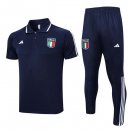 Polo Italie Ensemble Complet 2023-2024 Bleu 3