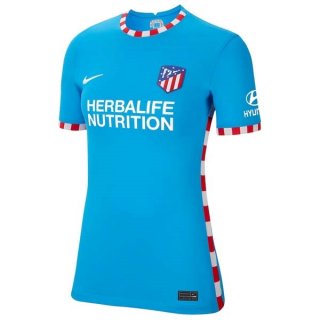 Thailande Maillot De Foot Atletico Madrid Third Femme 2021-2022 Pas Cher