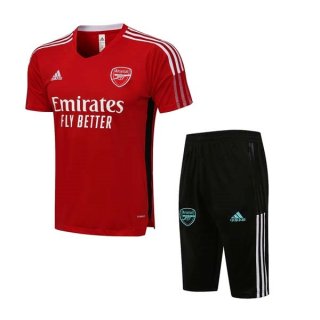 Maillot De Foot Entrainement Arsenal Ensemble Complet 2022 Rouge Pas Cher