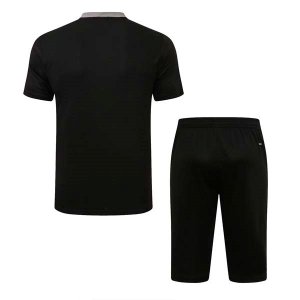 Maillot De Foot Entrainement Juventus Ensemble Complet 2022 Noir Blanc Pas Cher