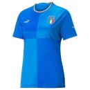 Thailande Maillot De Foot Italie Domicile Femme 2022 Bleu Pas Cher