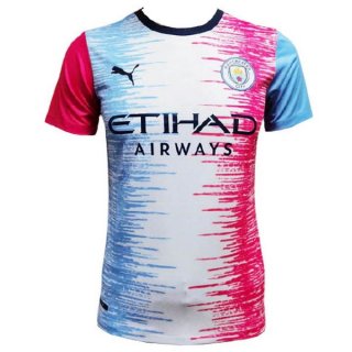 Thailande Maillot De Foot Manchester City Spécial 2021-2022 Bleu Blanc Pas Cher