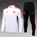 Enfant Survetement Training Bayern Munich 2023 Blanc Noir Pas Cher