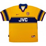 Thailande Maillot De Foot Arsenal Exterieur Retro 1997 1999 Jaune Pas Cher