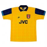 Thailande Maillot De Foot Arsenal Third Retro 1994 1996 Jaune Pas Cher