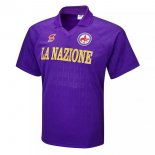 Thailande Maillot De Foot Fiorentina Domicile Retro 1989 1991 Purpura Pas Cher