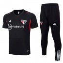 Maillot De Foot Sao Paulo Ensemble Complet 2023-2024 Noir