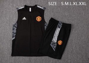 Maillot De Foot Manchester United Sans Manches 2022 Noir Pas Cher