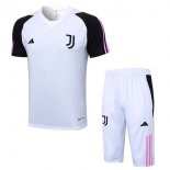 Maillot De Foot Entrainement Juventus Ensemble Complet 2023-2024 Blanc