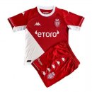 Maillot De Foot AS Monaco Domicile Enfant 2021-2022 Pas Cher